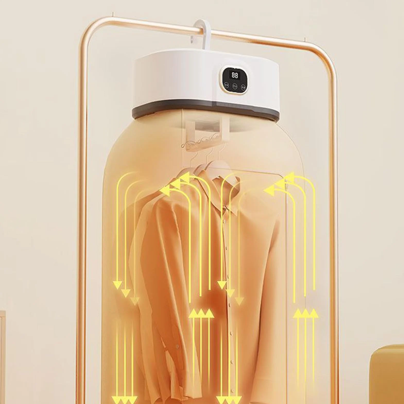 Secadora Portátil de Ropa Eléctrica Pequeña para Hogar Dormitorio Apartamento