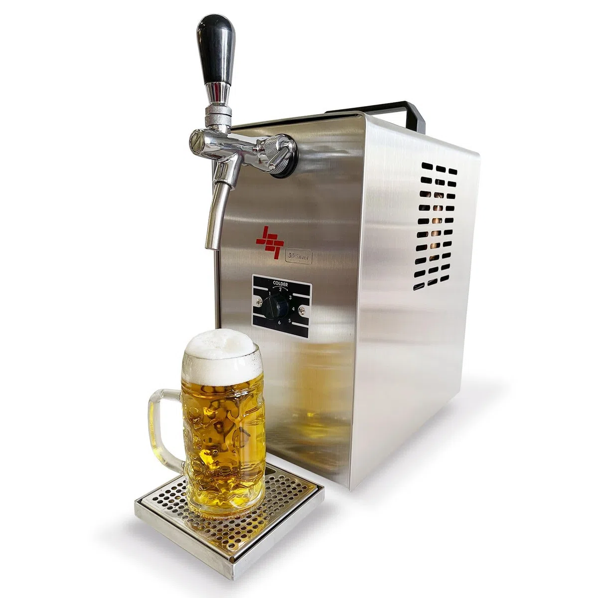 Gastrobedarf Westerbarkey ich-zapfe.de Dispensador de Cerveza, Grifo de Cerveza - Jet 30, 1 línea de enfriamiento en seco, 35 l/h