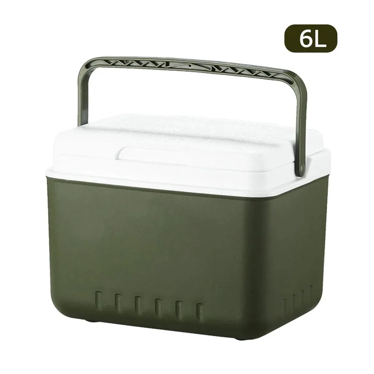 Mini refrigerador portátil for Coche de 6 litros, con Aislamiento, for Uso doméstico, Multiusos, for Acampar y Viajar.
