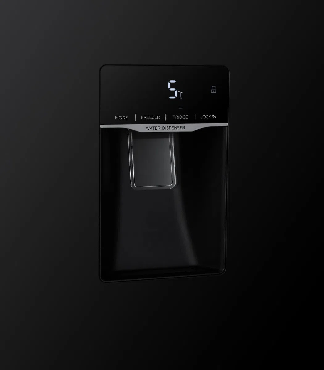 GEDTECH GSBS510BL 510L (324L + 181L) - Frigorífico multipuerta, dispensador de agua, negro