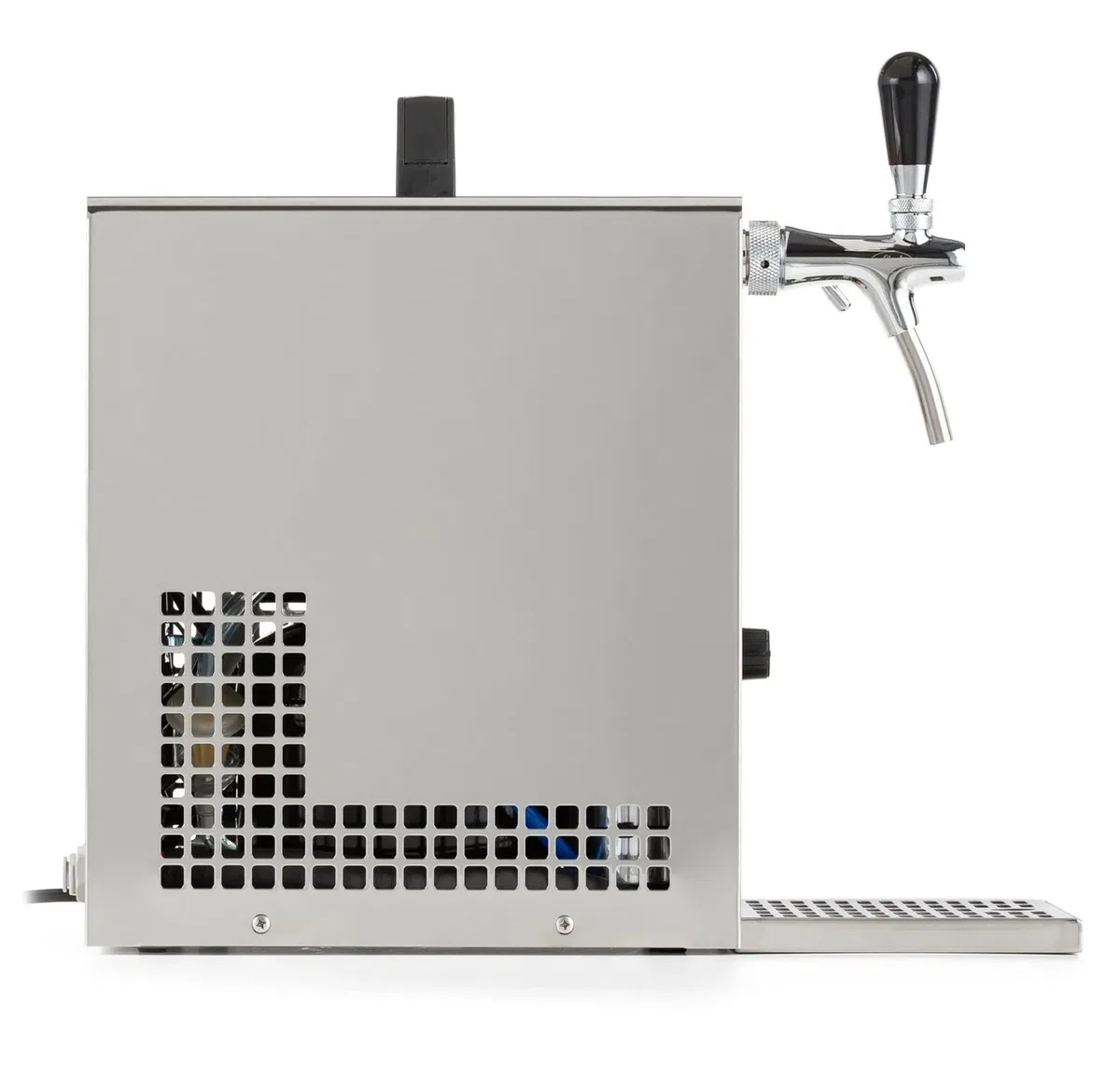 Dispensador de Cerveza, Grifo de Cerveza - PYGMY 20/K, con Bomba de Membrana, Unidad de refrigeración en seco de 1 línea, de Acero Inoxidable, 25 litros/h, Green Line