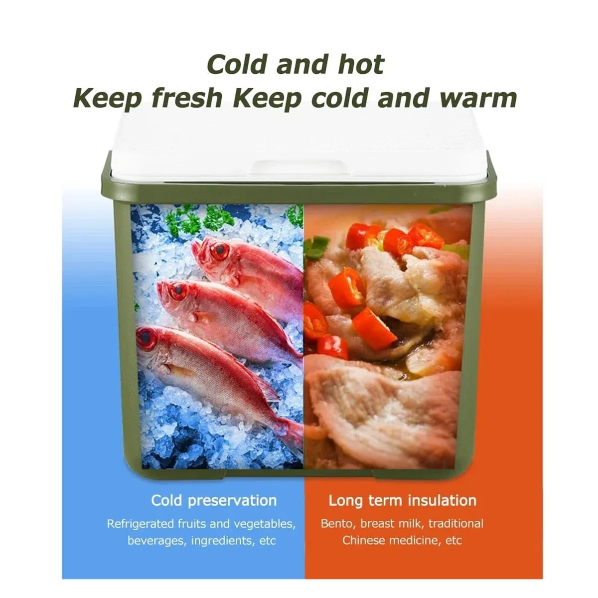 Mini refrigerador portátil for Coche de 6 litros, con Aislamiento, for Uso doméstico, Multiusos, for Acampar y Viajar.