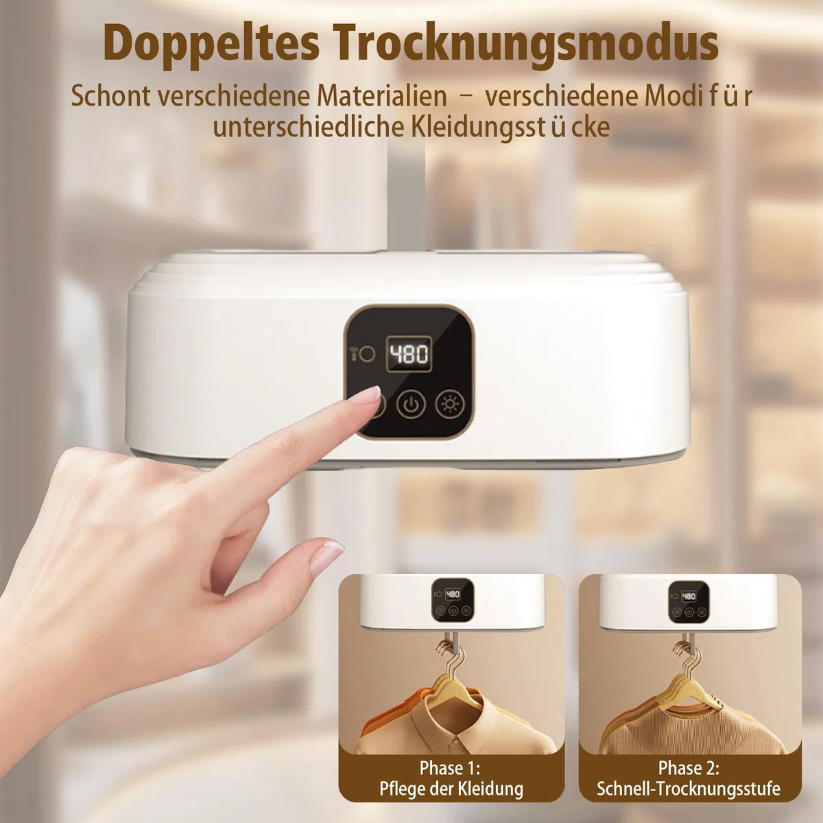 Secadora de Ropa Eléctrica Portátil, Mini Smart Rápida Plegable 600W Compacta Ropa Pequeña (9-12 piezas） con control remoto para Apartamentos Viajes Dormitorio Caravanas Estudiantes Casas Pequeñas