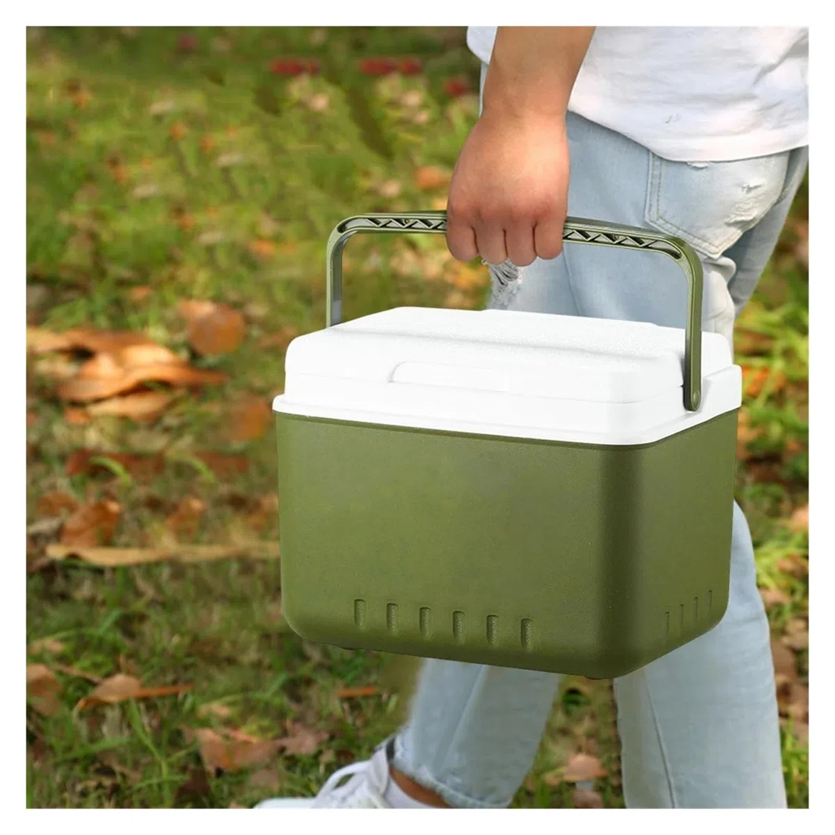 Mini refrigerador portátil for Coche de 6 litros, con Aislamiento, for Uso doméstico, Multiusos, for Acampar y Viajar.