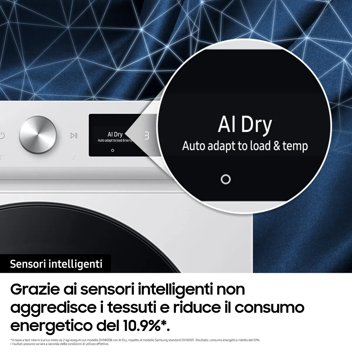 Secadora Samsung DV90BB7445GES3 Clase A+++ 9 kg