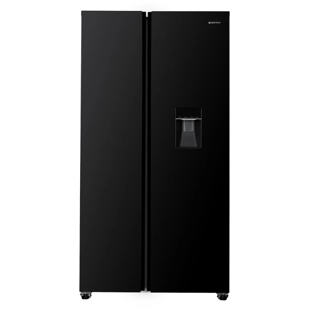 GEDTECH GSBS510BL 510L (324L + 181L) - Frigorífico multipuerta, dispensador de agua, negro