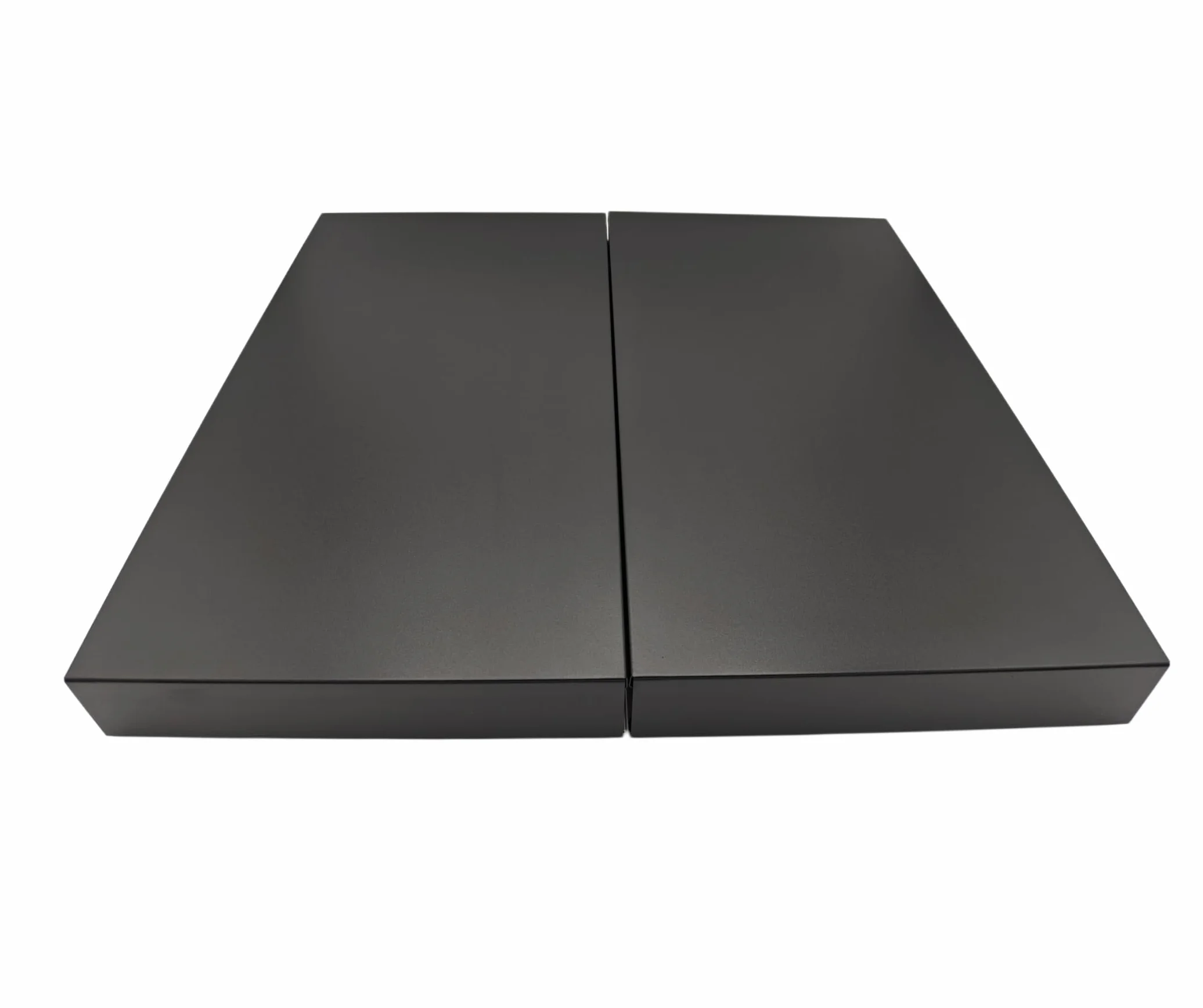 Cubre Vitroceramica Universal en Acero Inoxidable Negro para Gas, Vitrocerámica, Induccion- Juego de 2 piezas Cubre Encimera gas, Protector de Encimera, 57x60x6 cm