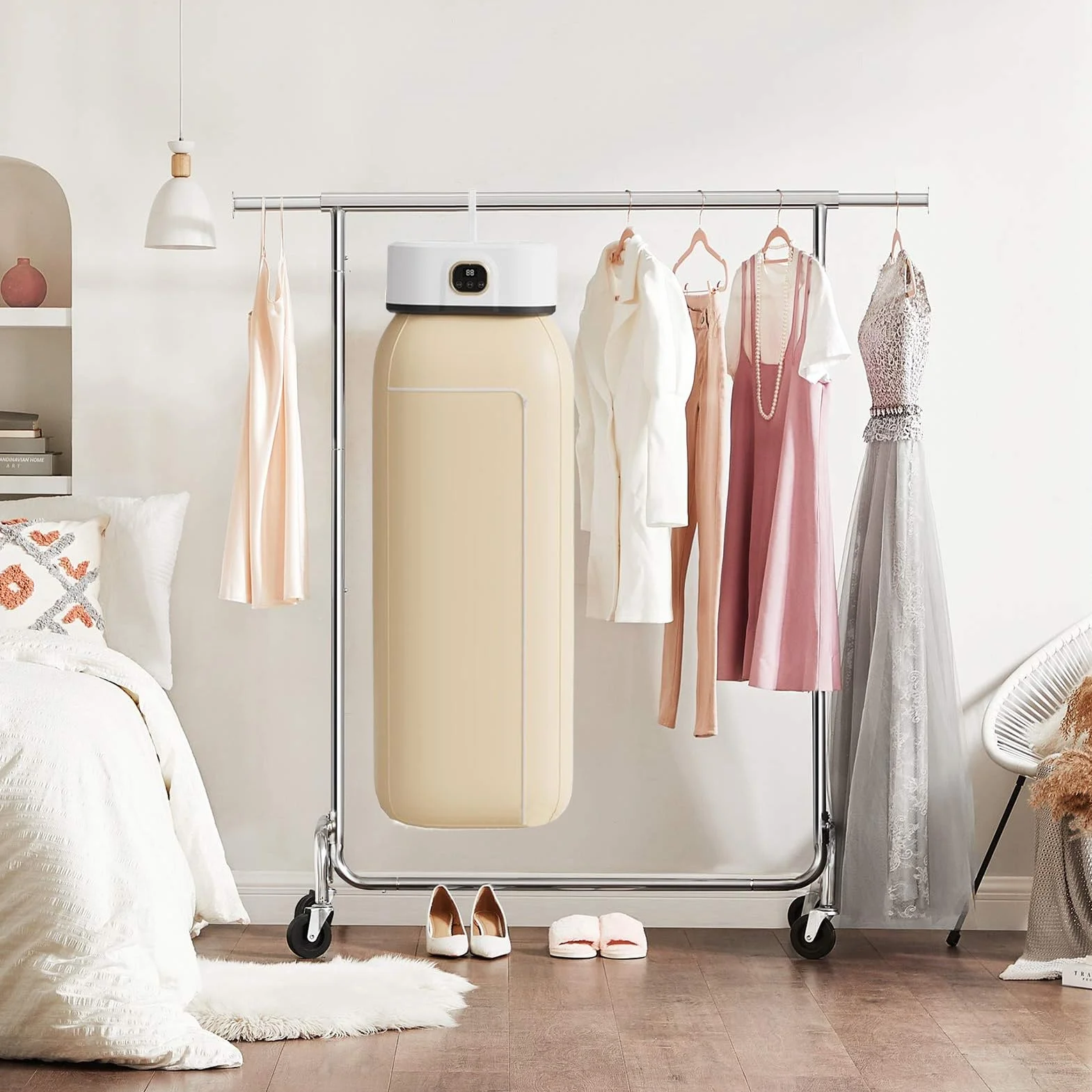 Secadora Portátil de Ropa Eléctrica Pequeña para Hogar Dormitorio Apartamento